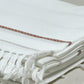 Elegant White Shawl with Fine Border – Soft, Cozy & Timeless Style