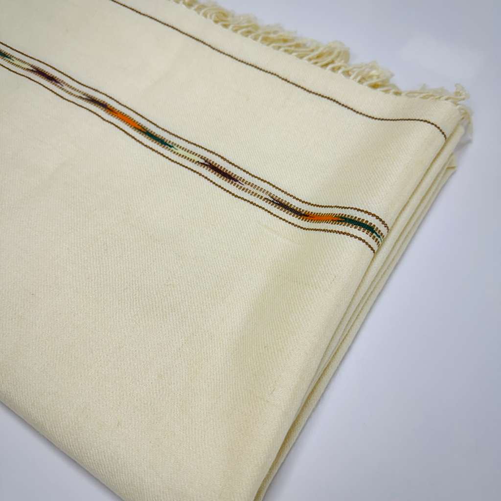 Beige Wool Shawl – 100% Pure Soft Luxury