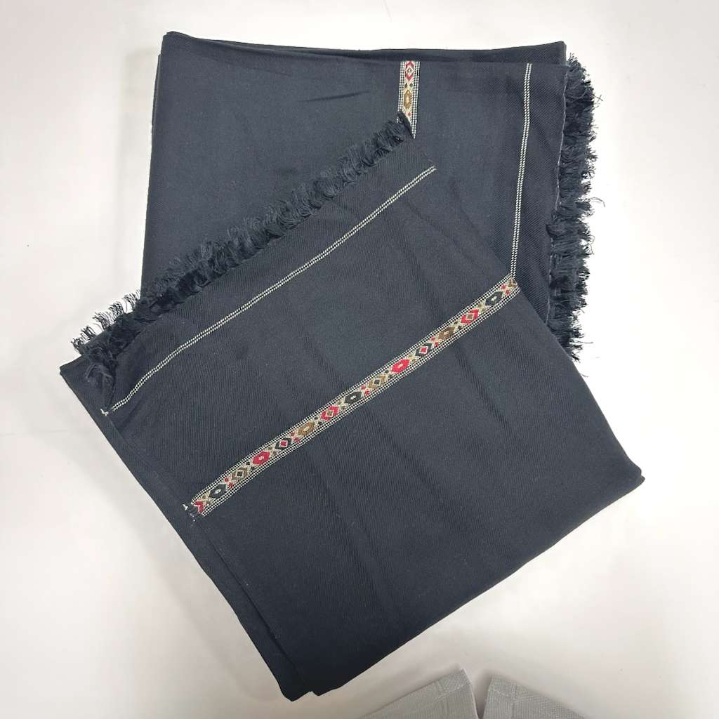 Classic Black Shawl – Elegant, Soft & Stylish