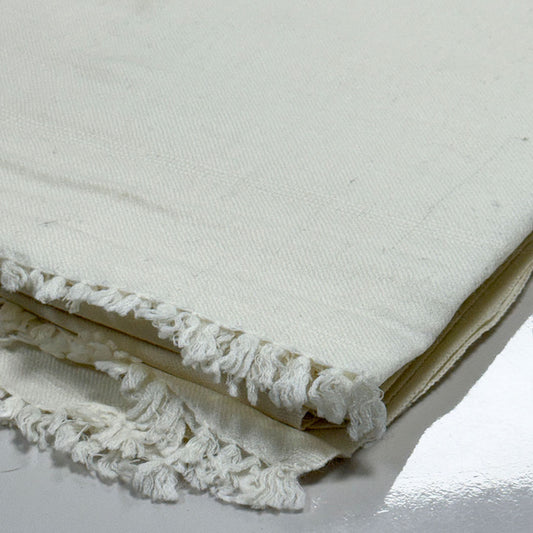 Premium 100% Wool Shawl – Half White & Black | Soft, Warm & Elegant